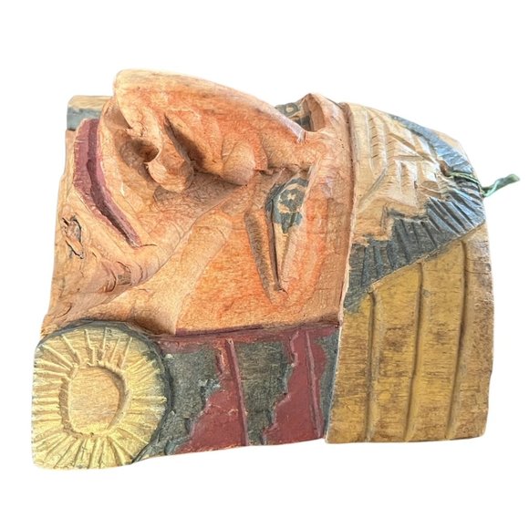 Hand Carved Native mask - Picture 1 of 4